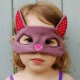 Masque de chat en tissus 