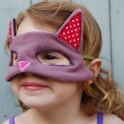 Masque de chat en tissus 