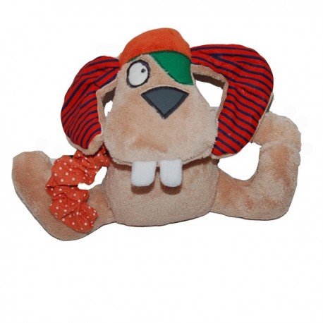 doudou musical lapin pirate