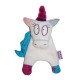 Doudou plat Léonie la licorne