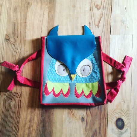 cartable sac à dos hibou