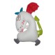 Doudou plat "mister DRAGON" en coton bio